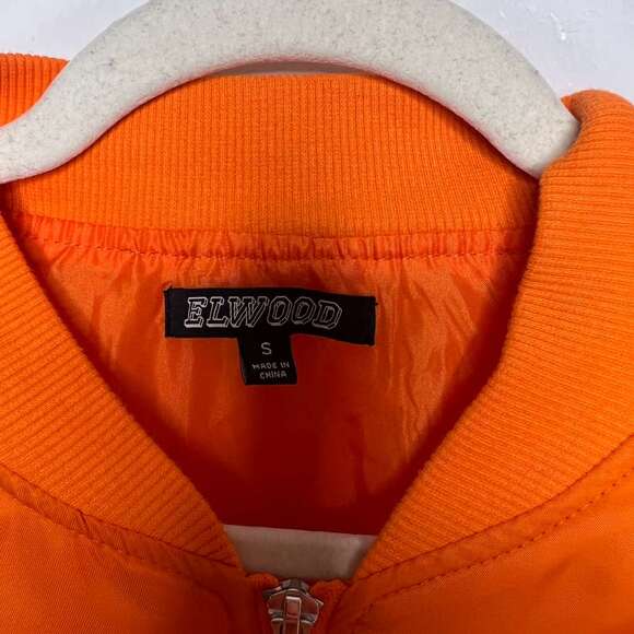 Elwood Women’s Bomber Jacket – Orange – Size S - Picture 5 of 5